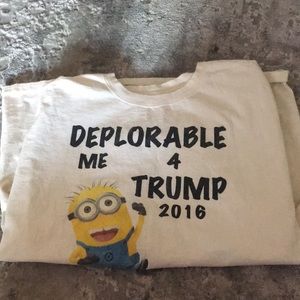 Beige trump shirt